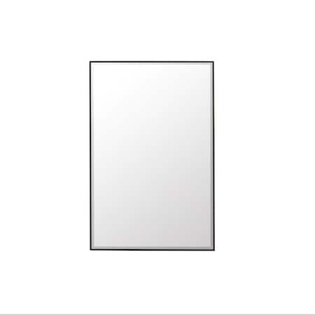James Martin Vanities Rohe 26in Mirror, Matte Black 715-M26-MB